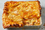 Friday: Creamy leek and cannelini bean pie